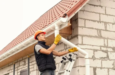 Pose et remplacement de gouttières à Erckartswiller
